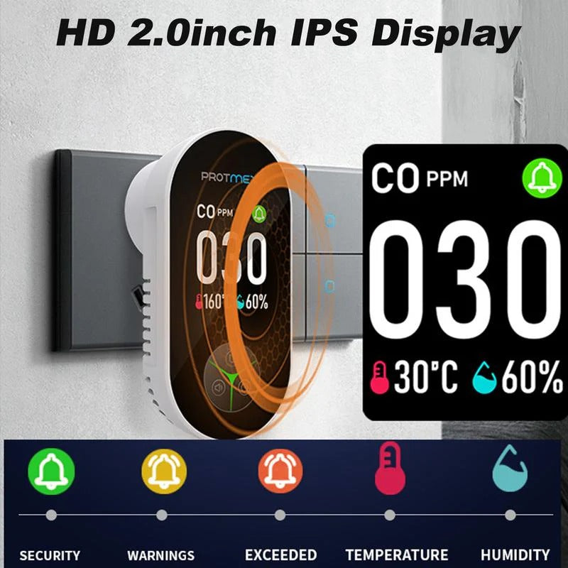 4 in 1 Carbon Monoxide Detector plug in